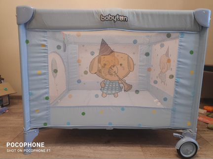 Детская кровать манеж