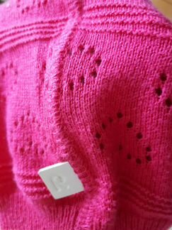 Reima шапка в отл сост малиновая