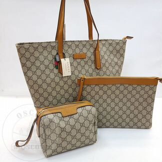Новая Женская кожаная сумка 3 в 1 Gucci - Гуччи