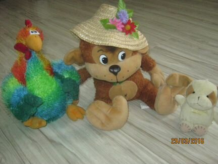 Три мягкие игрушки отдам