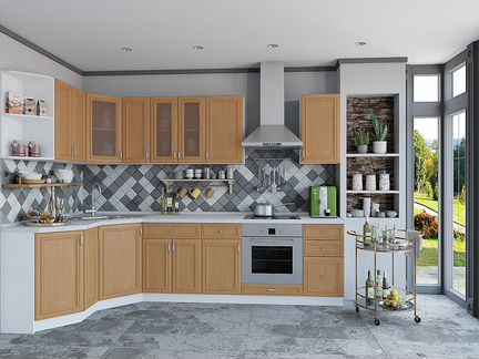 Кухня угловая Шале