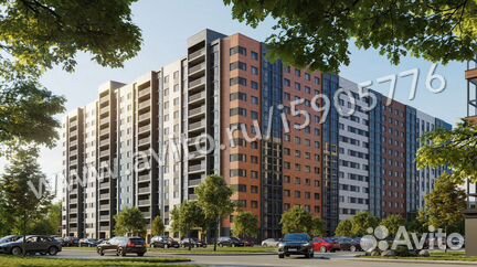 1-к квартира, 42.7 м², 11/13 эт.