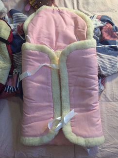 Конверт и одеяло на выписку для девочки