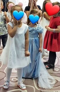 Платье Эльзы новогоднее