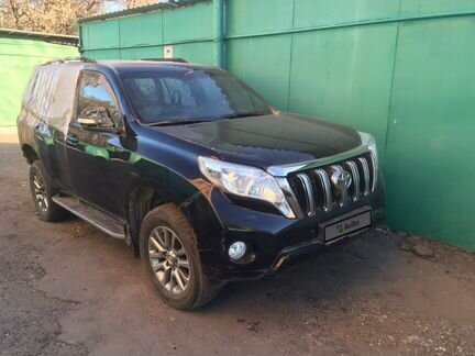 Toyota Land Cruiser Prado 2.8 AT, 2017, битый, 52 000 км