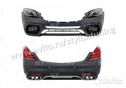 Бамперы Mercedes S222 рестайлинг
