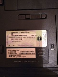 Ноутбук Compaq presario v 5000