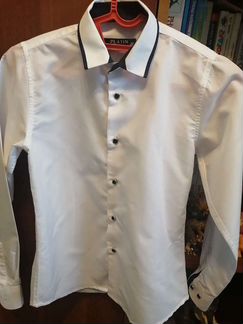 Рубашка белая размер 140-146