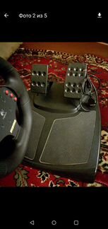 Руль игровой с педалью Logitech momo Racing