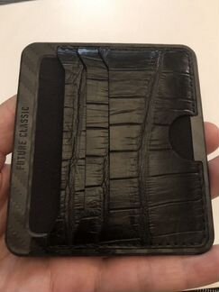 Картхолдер из кожи крокодила jumo оригинал