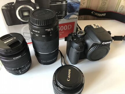 Canon 600D и 3 объектива