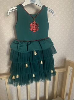 Платье елочка на Новый год 104-116