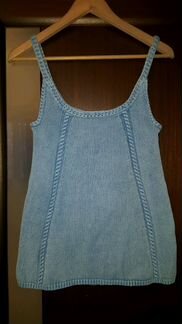 Топ на лямках вязаный новый из США