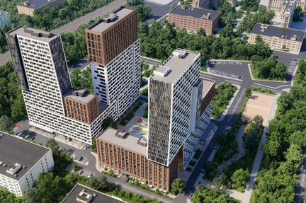 2-к квартира, 52.6 м², 22/26 эт.