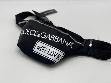 Новая поясная сумка Dolche&gabbana черная