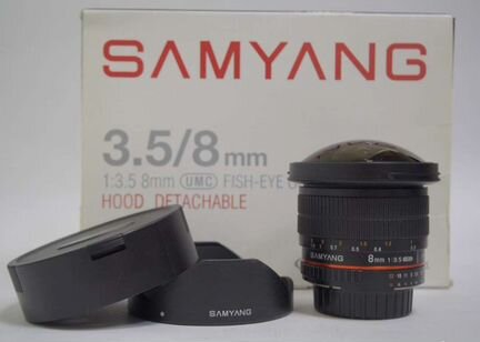 Samyang 8mm f3.5 UMC fish-EYE CS II Nikon