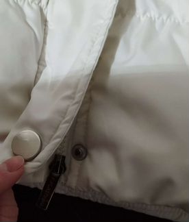 Пуховик-куртка белая