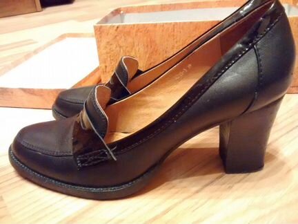 Туфли новые лоферы кожаные Германия