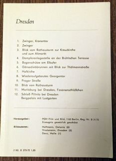 Набор старых фотографий-открыток «dresden»