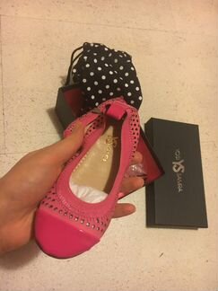 Новые детские балетки Yosi Samra (США), кожа, 25