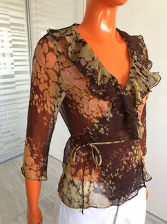 Блузка топ MaxMara шёлк оригинал