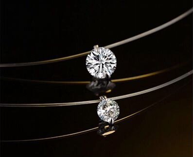 Страза на леске / цепочке разные кулон колье