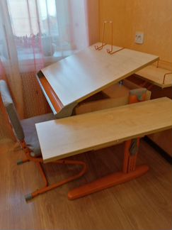Растущая парта и стул 