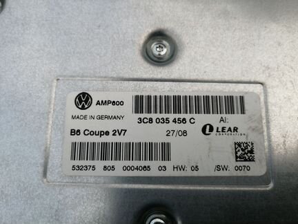 Динамики Dynaudio Passat CC комплект