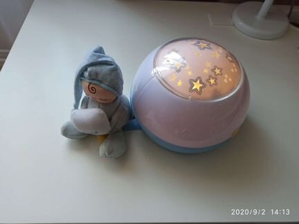 Ночник-проектор Chicco Первые грезы (голубой)