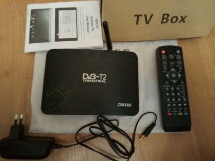 TV приставка DVB-T2 +android TV Box smart