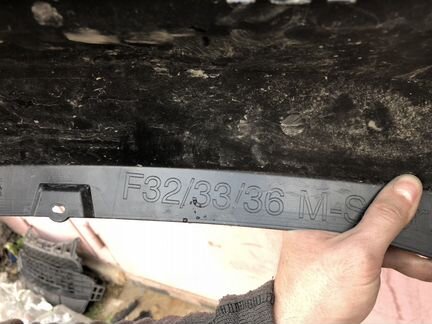 Накладка заднего бампера BMW F32 F33 F36 M-style
