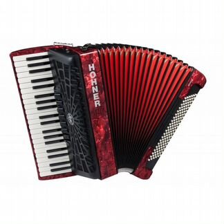 Аккордеон 4/4 Hohner Bravo III 120 red