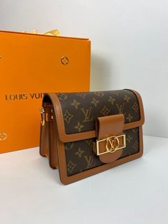 Женская сумка Louis Vuitton Dauphine премиум кожа