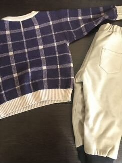 Тёплый комплект (свитер брюки)