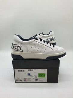 Кроссовки Chanel Шанель белые с черным