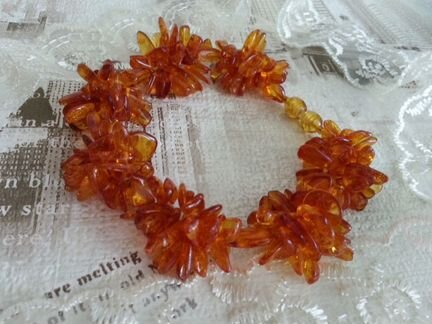 Браслет из Янтаря - Ежики