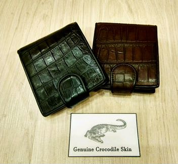Кошельки портмоне из кожи аллигатора
