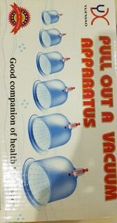 Набор пластиковых банок для массажа в комплекте с