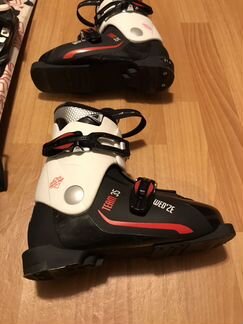 Горные лыжи Salomon 120 cm + ботинки 22см