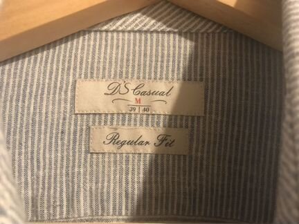 Новая мужская рубашка M 39-40 regular fit