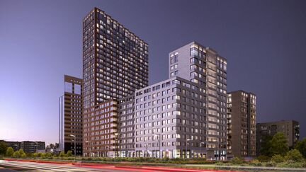 2-к апартаменты, 54.8 м², 13/15 эт.