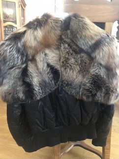 Куртка кожаная утепленная