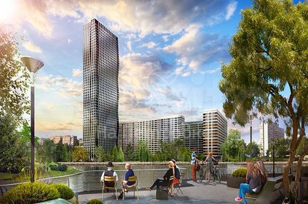 1-к квартира, 55.8 м², 14/16 эт.