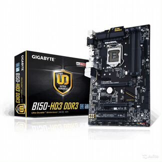 Новая материнская плата Gigabyte GA-B150-HD3 DDR3