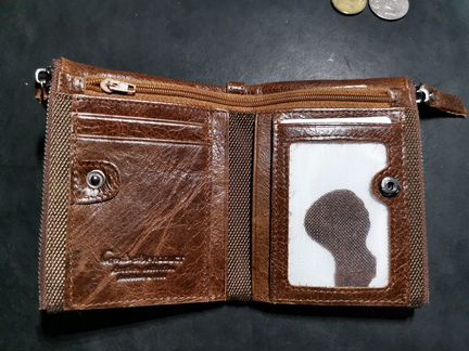 Портмоне из кожи унисекс