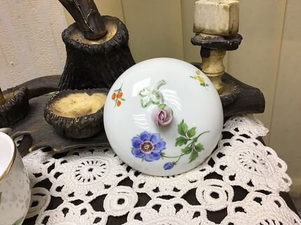 Мейсон вазочка Meissen фарфор Букет антиквариат