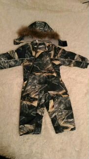 Мембранный комбез с натуральной опушкой