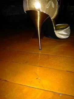 Босоножки. Katrin Demo. Новые. Парча. Металл