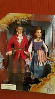 Дисней набор кукол Белль и Гастон
