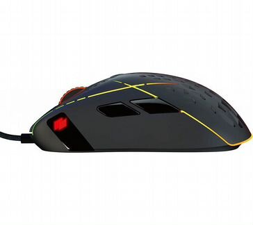 Игровая мышь hiper Aero A-2 чёрная (USB, 8 кнопок